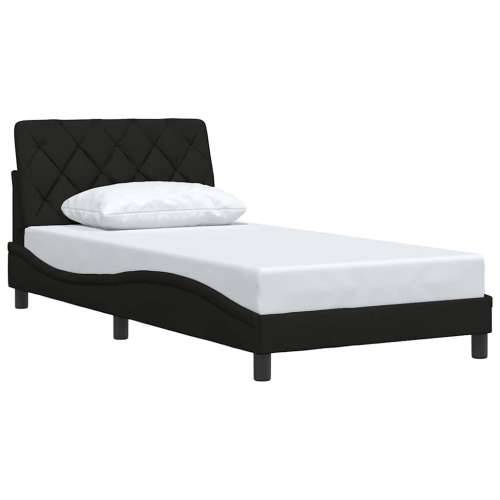 Okvir za krevet bez madraca crni 100x200 cm od tkanine - Crna 100 x 200 cm Cijena