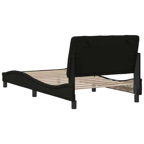 Okvir za krevet bez madraca crni 100x200 cm od tkanine - Crna 100 x 200 cm Cijena