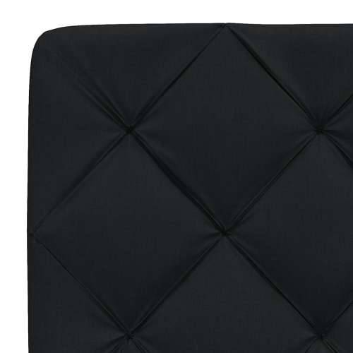 Okvir za krevet bez madraca crni 100x200 cm od tkanine - Crna 100 x 200 cm Cijena