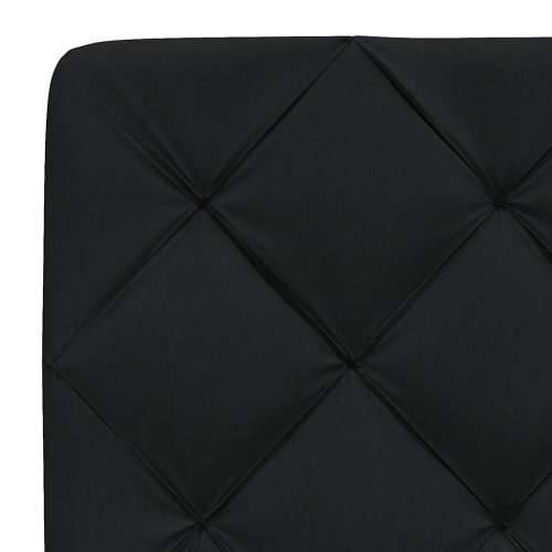 Okvir kreveta s LED-om bez madraca crni 100x200 cm od tkanine - Crna 100 x 200 cm Cijena