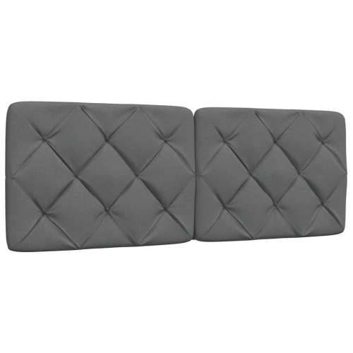 Okvir kreveta s LED-om bez madraca 140 x 190 cm od tkanine - Tamno siva 140 x 190 cm Cijena