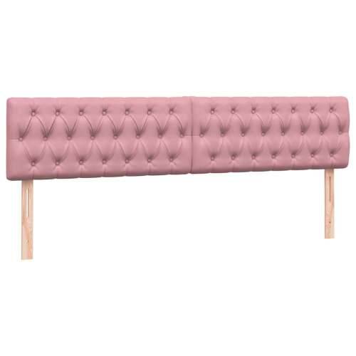 Box Spring krevet s madracima ružičasti 200x210 cm baršun - Ružičasta 200 x 210 cm Dizajn s gumbima Cijena