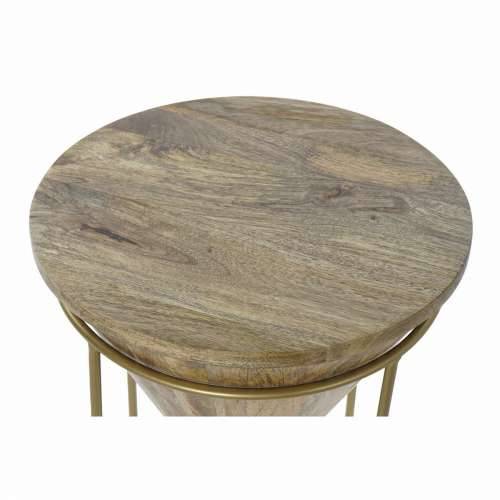 Pomoćni stolić DKD Home Decor Metal Drvo Manga (40 x 40 x 45 cm) Cijena
