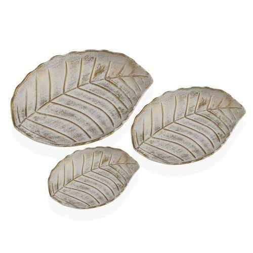 Stolni ukras Versa Bijela 22 x 5 x 30 cm (3 Dijelovi) Cijena