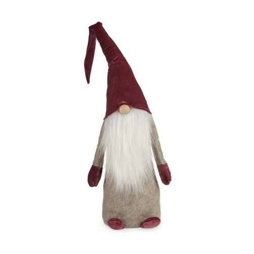 Ukrasna figura Patuljak Siva Granatna Bijela Drvo pješčani 20 x 100 x 25 cm Cijena