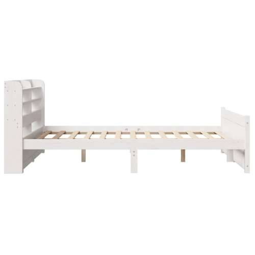 Okvir kreveta s uzglavljem bez madraca bijeli 140x190 cm - Bijela 140 x 190 cm Cijena