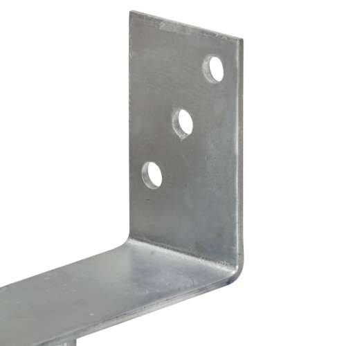 Sidra za ogradu 6 kom srebrna 8 x 6 x 30 cm pocinčani čelik - 8 x 6 x 30 cm 6 Cijena