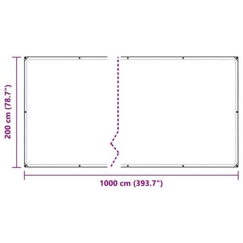 Pokrivač za biljke s ušicama 2x10 m PVC - 2 x 10 m 1 Cijena