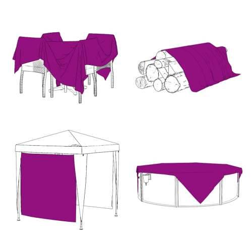 Pokrivač za biljke s ušicama 3x6 m PVC - 3 x 6 m 1 Cijena