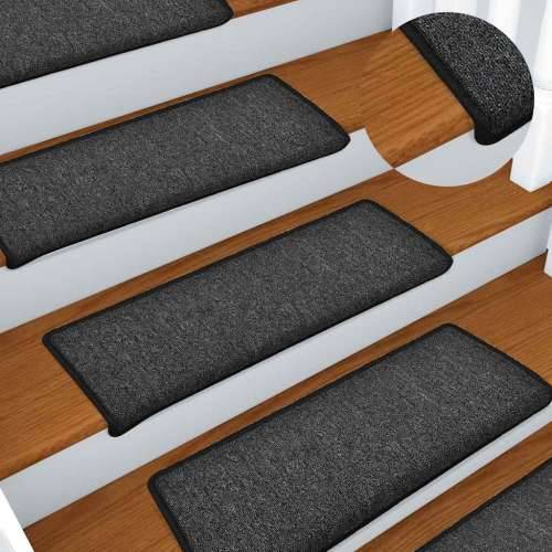 Prostirke za stepenice 30 kom 65x21x4 cm antracit - Antracit 65 x 21 x 4 cm 30 Cijena