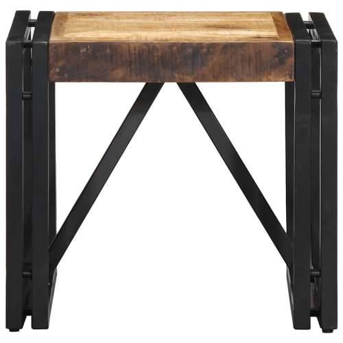 Stolić za kavu 40x40x35 cm od masivnog grubog drva manga - 40 x 40 x 35 cm 1 Grubo masivno drvo manga Cijena