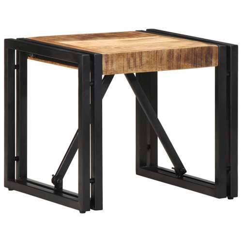 Stolić za kavu 40x40x35 cm od masivnog grubog drva manga - 40 x 40 x 35 cm 1 Grubo masivno drvo manga Cijena