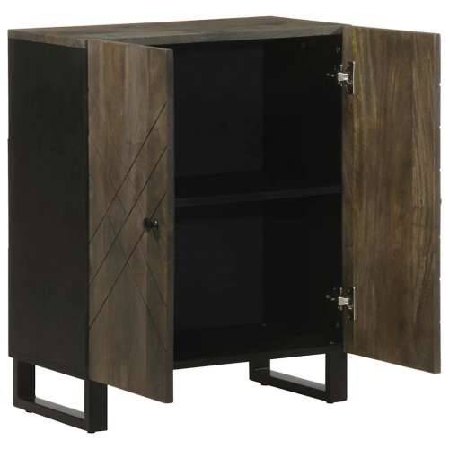 Komoda crna 60x33x75 cm Puno drvo Mango Cijena