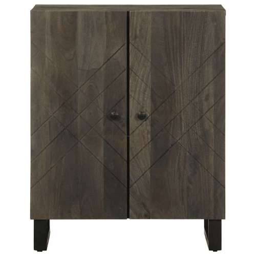 Komoda crna 60x33x75 cm Puno drvo Mango Cijena