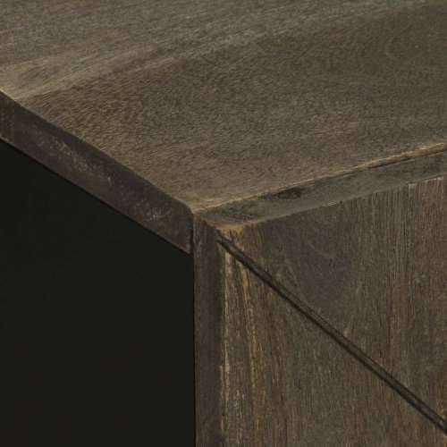 Ormarić za Lavabo - Umivaonik crni 62x33x58 cm Puno drvo Mango Cijena