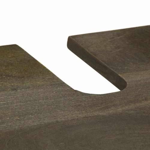 Ormarić za Lavabo - Umivaonik crni 62x33x58 cm Puno drvo Mango Cijena