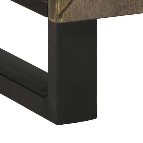 Ormarić za Lavabo - Umivaonik crni 62x33x58 cm Puno drvo Mango Cijena
