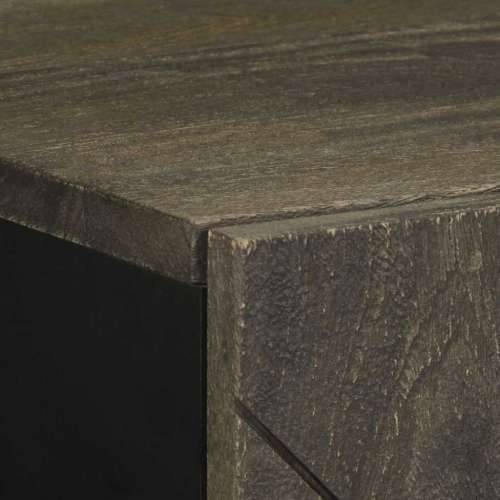 Komoda crna 40x33x75 cm Puno drvo Mango Cijena