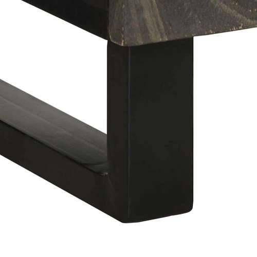 Komoda crna 40x33x75 cm Puno drvo Mango Cijena