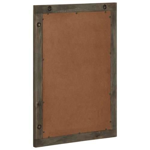 Ogledalo za kupaonicu sivo 50x3x70 cm Puno drvo Mango Cijena