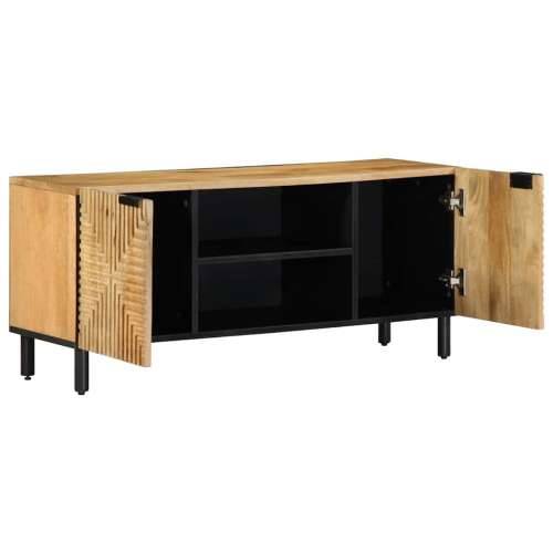 TV ormarić smeđi 105x33x46 cm Puno drvo Mango - Smeđa 1 drvo manga Cijena