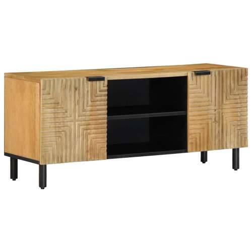 TV ormarić smeđi 105x33x46 cm Puno drvo Mango - Smeđa 1 drvo manga Cijena