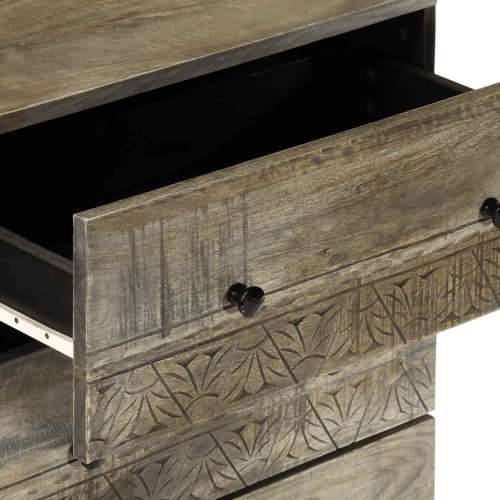 Komoda svijetlo siva 60x33,5x75 cm Puno drvo Mango Cijena