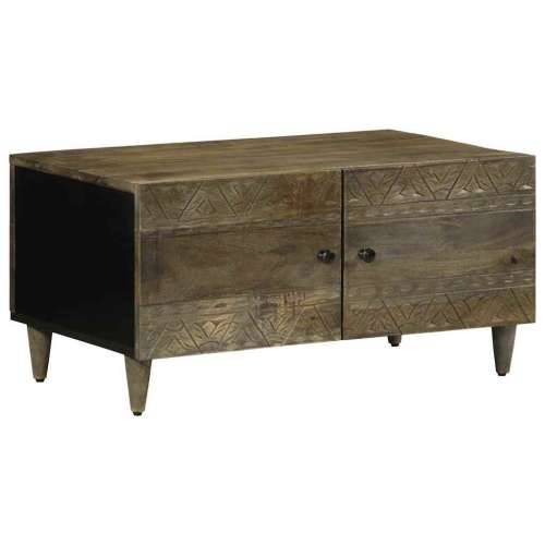 Stol za kavu svijetlo sivi 80x50x40 cm Puno drvo Mango Cijena