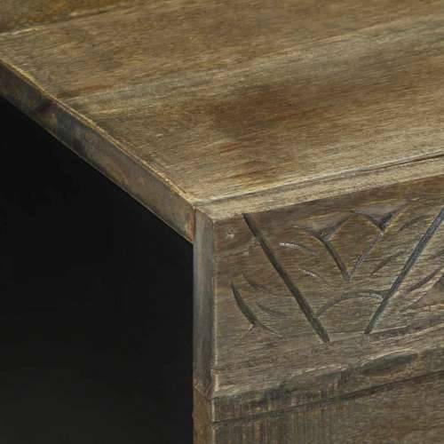 Stol za kavu svijetlo sivi 80x50x40 cm Puno drvo Mango Cijena