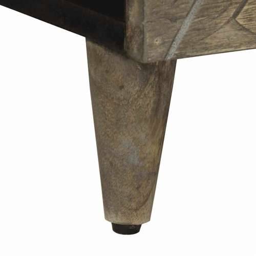 Stol za kavu svijetlo sivi 80x50x40 cm Puno drvo Mango Cijena