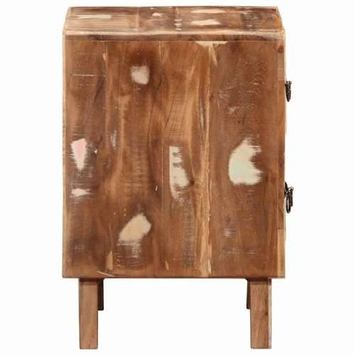 Noćni ormarić 40x32x46 cm Obrađeno puno drvo - 1 masivno obnovljeno drvo Cijena
