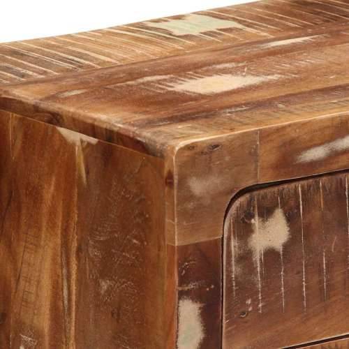 Noćni ormarić 40x32x46 cm Obrađeno puno drvo - 1 masivno obnovljeno drvo Cijena