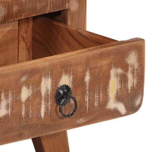 Noćni ormarić 40x32x46 cm Obrađeno puno drvo - 1 masivno obnovljeno drvo Cijena