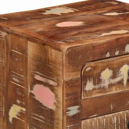 Noćni ormarić 2 kom 37x32x50 cm Obrađeno puno drvo - 2 masivno obnovljeno drvo Cijena