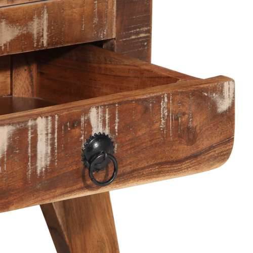 Noćni ormarić 2 kom 37x32x50 cm Obrađeno puno drvo - 2 masivno obnovljeno drvo Cijena