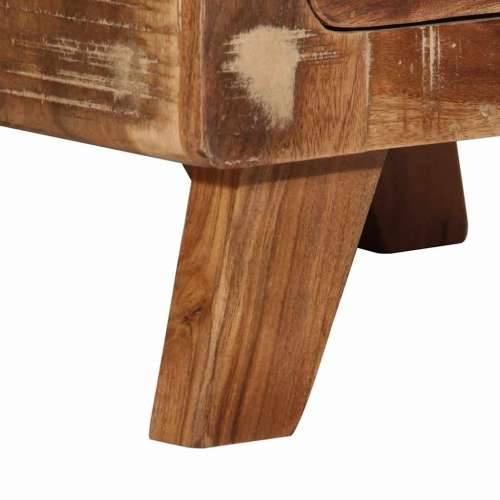 Noćni ormarić 2 kom 37x32x50 cm Obrađeno puno drvo - 2 masivno obnovljeno drvo Cijena