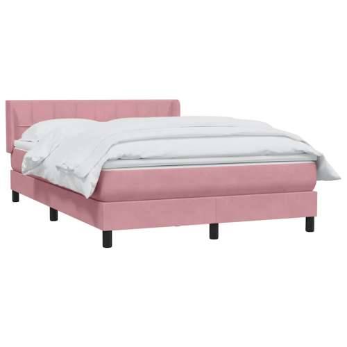 Box spring krevet s madracem tamnosivi 140x210 cm baršunasti - 140 x 210 cm Dizajn s gumbima Tamno siva Cijena