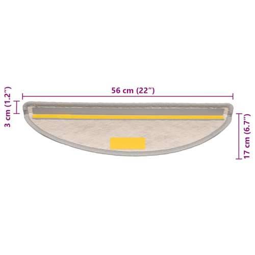 Prostirke za stepenice Samoljepljive u izgledu sisala 30 kom - platina 56 x 17 x 3 cm 30 Cijena