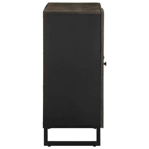 Komoda crna 90x33x75 cm Puno drvo Mango Cijena