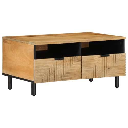 Stol za kavu smeđi 80x54x40 cm Puno drvo Mango - Smeđa 1 drvo manga Cijena