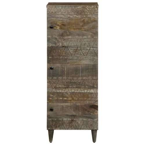 Visoka komoda 40x33x110 cm od masivnog drva manga Cijena