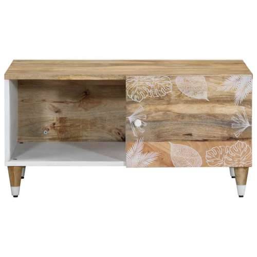 Stolić za kavu 80 x 50 x 40 cm od masivnog drva manga Cijena