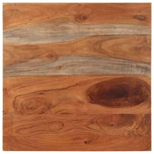 Stol za kavu 60x60x35 cm puno drvo bagrem - Prirodna 1 Cijena