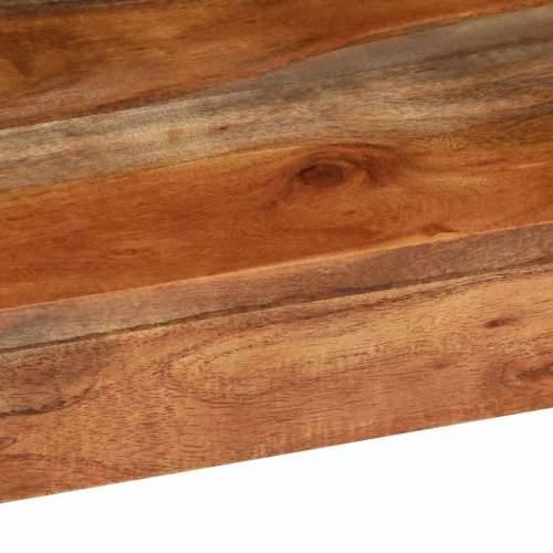 Stol za kavu 60x60x35 cm puno drvo bagrem - Prirodna 1 Cijena