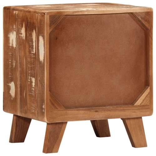 Noćni ormarić 2 kom 40x32x46 cm Obrađeno puno drvo - 2 masivno obnovljeno drvo Cijena