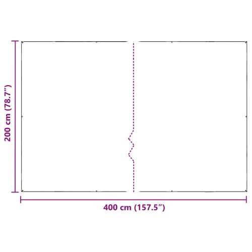 Pokrivač za biljke s ušicama 2x4 m PVC - 2 x 4 m 1 Cijena