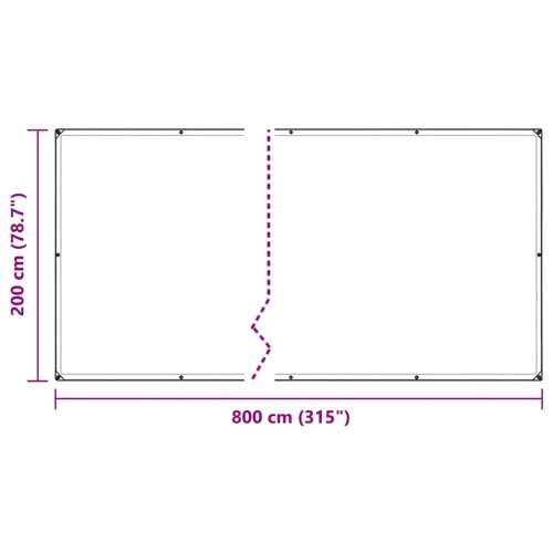 Pokrivač za biljke s ušicama 2x8 m PVC - 2 x 8 m 1 Cijena