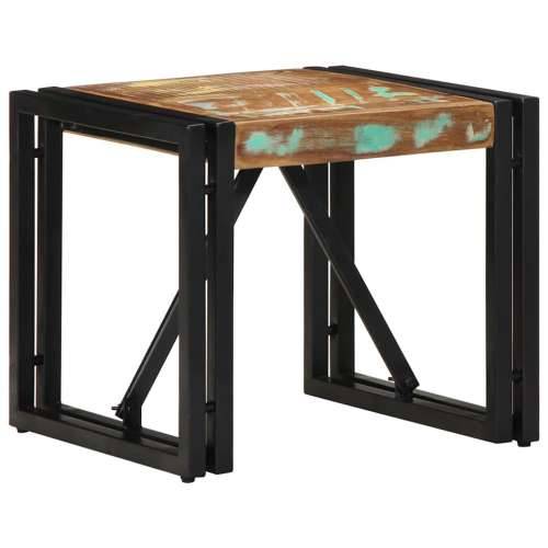 Stolić za kavu višebojna 40x40x35 cm masivnog obnovljenog drva - 40 x 40 x 35 cm 1 masivno obnovljeno drvo Cijena