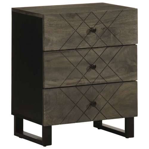 Noćni ormarić crni 50x33x62 cm Puno drvo Mango Cijena