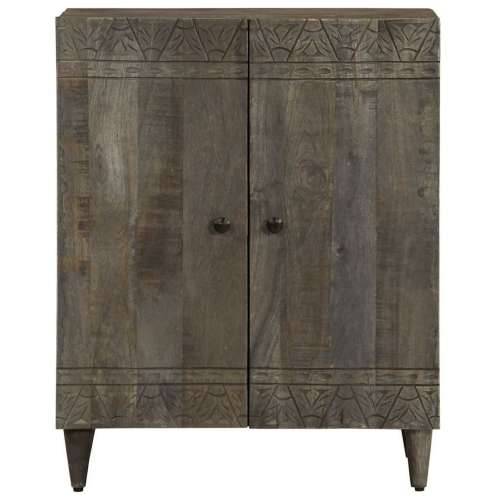Komoda svijetlo siva 60x33,5x75 cm Puno drvo Mango Cijena